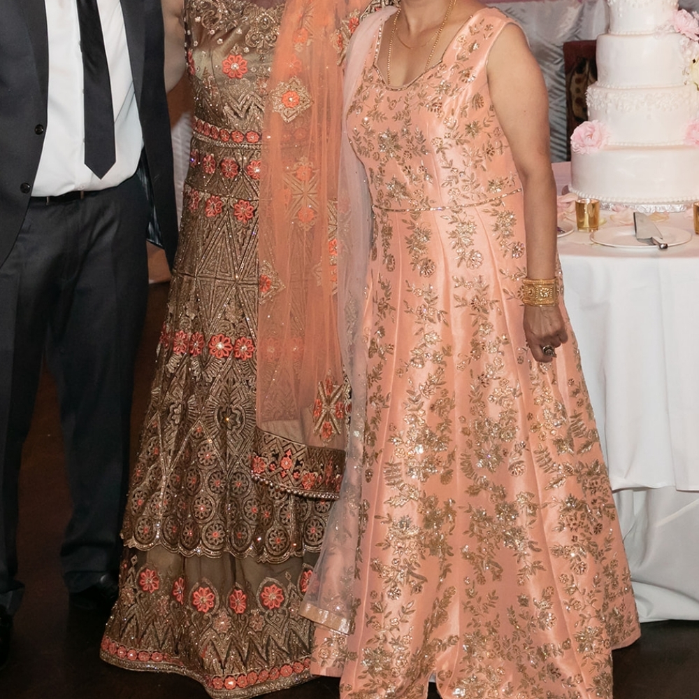 Indian reception gown dress